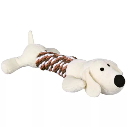 Trixie kötél-plüss kutya 32cm 