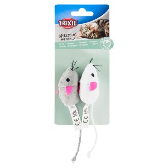 Trixie plüss egér csörgővel 5 cm 2 db-os