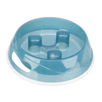 Trixie habzsolásgátló tál 0,9 liter, műanyag – Kék