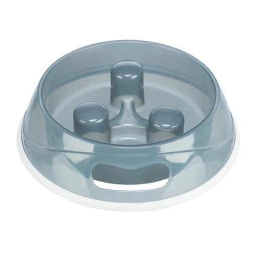 Trixie habzsolásgátló tál 0,9 liter, műanyag – Szürke