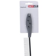 Hosszú fogú kutyafésű - fekete