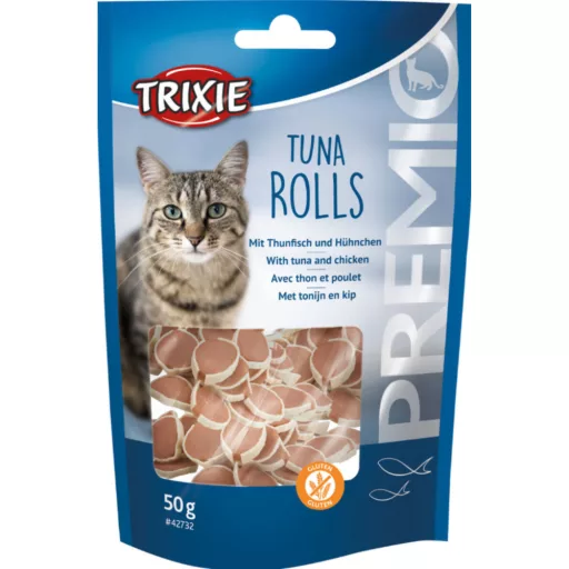 Trixie cica jutalomfalat puha, tonhal karika 50g