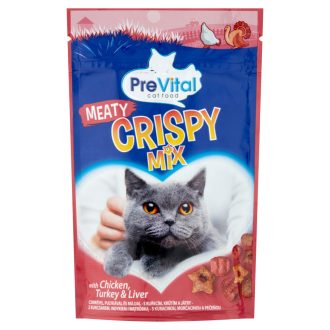 PreVital cica jutalomfalat 60g húsos Crispy Mix