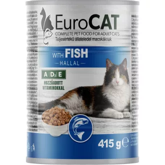 Eurocat macska konzerv 415g halas