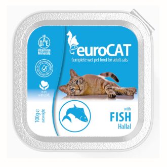Eurocat nedves macskaeledel 100g hal
