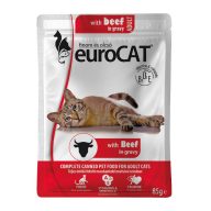 Eurocat alutasakos macskaeledel 85g marha
