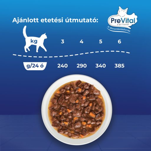 PreVital Farm Selection teljes értékű állateledel felnőtt macskák számára szószban 4 x 85 g