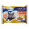 PreVital Fillet Duo teljes értékű állateledel felnőtt macskáknak tépett falatok szószban 4 x 85 g