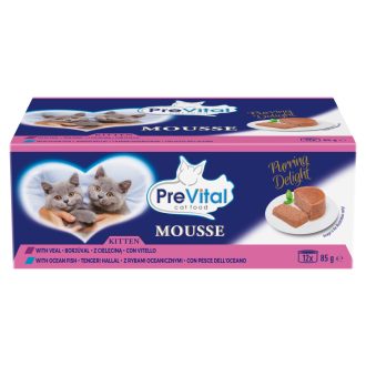   PreVital Mousse teljes értékű állateledel kölyökmacskák számára 12 x 85 g