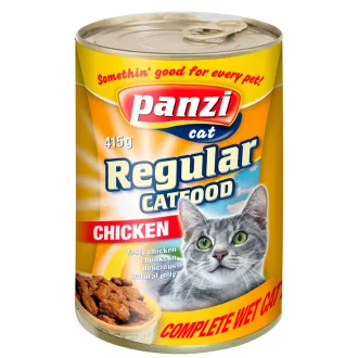 Panzi nedves macskaeledel 415g Csirke
