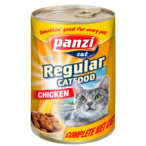 Panzi nedves macskaeledel 415g Csirke