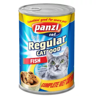 Panzi nedves macskaeledel 415g Hal