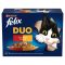 Purina Felix Fantastic Duo házias válogatás aszpikban nedves macskaeledel 12 x 85 g (1,02 kg)