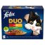 Purina Felix Fantastic Duo házias válogatás  zöldséggel aszpikban nedves macskaeledel 12 x 85 g