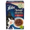 FELIX Soup Original nedves macskaeledel 6x48g Házias válogatás szószban