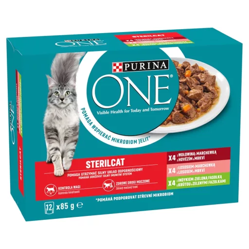 Purina One Sterilcat teljes értékű állateledel felnőtt macskák számára 12 x 85 g