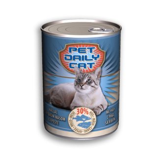 Pet Daily nedves macskaeledel 415g halas