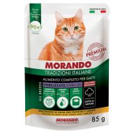   Morando TI nedves macskaeledel 85g pulykával és sárgarépával zselés