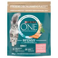   Purina One Adult teljes értékű állateledel felnőtt macskák számára lazaccal 800 g