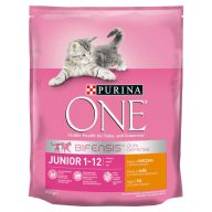   Purina One Junior csirkében gazdag teljes értékű állateledel kölyökmacskák részére 800 g