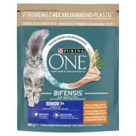   Purina One Senior csirkében és teljes kiőrlésű gabonákban gazdag száraz macskaeledel 800 g