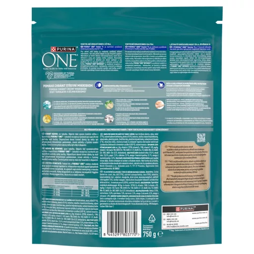 Purina One Senior 7+ teljes értékű állateledel 7 éves és idősebb macskák számára 750 g