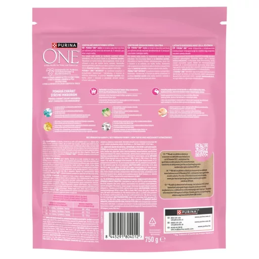 Purina One Junior csirkében gazdag teljes értékű állateledel kölyökmacskák részére 750 g