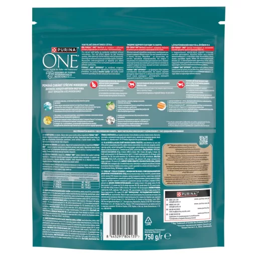Purina One Sterilcat lazacban és búzában gazdag teljes értékű állateledel felnőtt macskáknak 750 g