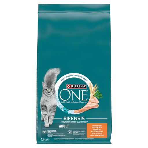 Purina One száraz macskaeledel 7,5kg Csirkében és teljes kiőrlésű gabonákban gazdag