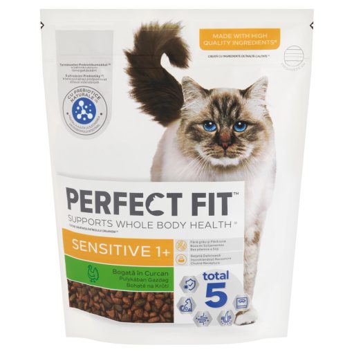 Perfect Fit Sensitive száraz állateledel macskák számára pulykával 750 g