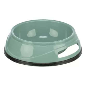 Trixie műanyag tál, talpas, 0,3L, 12 cm - zöld