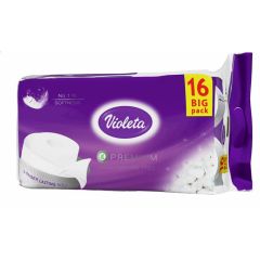 Violeta wc papír 16 tekercses 3 rétegű prémium fehér
