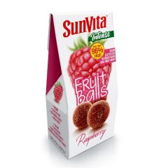 Sunvita Intense gyümölcsgolyó 80g málnás