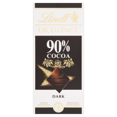 Lindt Excellence finom keserű csokoládé 90% 100 g