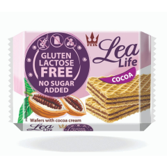 Lea Life ostyaszelet 95g Kakaós hozzáadott cukor-, glutén-, laktóz mentes