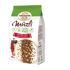 Cerbona müzli 200g csoki eper gluténmentes