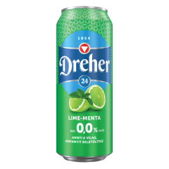 Dreher 24 alkoholmentes sör 0,5L Lime-menta dobozos
