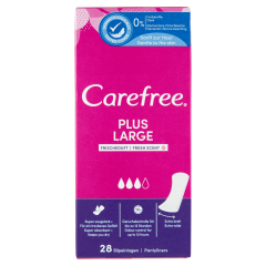 Carefree Plus Large tisztasági betét friss illattal 28 db