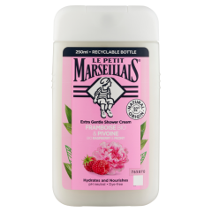 Le Petit Marseillais krémtusfürdő 250ml málna & bazsarózsa