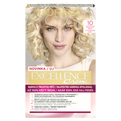 L'Oréal Paris Excellence Creme 10 Legvilágosabb szőke hajfesték hármas ápolással