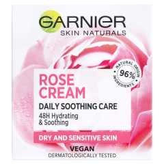 Garnier Skin Naturals Botanicals hidratáló arckrém rózsavízzel 50 ml