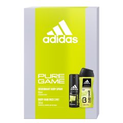 Adidas ajándékcs. Pure Game deo spray 150ml + tusf. 250ml