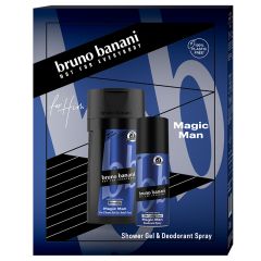 Bruno Banani ajándékcs. Magic Man deo spray 150ml + tusf. 250ml férfi
