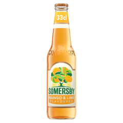Somersby cider almalé alapú szénsavas, alkoholos ital mangó és lime ízesítéssel 4,5% 0,33 l