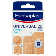 Hansaplast Universal vízálló sebtapasz kisebb sebek, horzsolások és vágások lefedésére 20 db