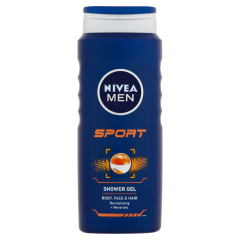 NIVEA MEN Sport tusfürdő tusoláshoz, arc- és hajmosáshoz 500 ml