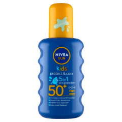 NIVEA SUN Kids hidratáló színezett gyermek napozó spray FF50+ 200 ml