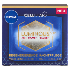 NIVEA Cellular Luminous630® pigmentfoltok elleni éjszakai arckrém 50 ml
