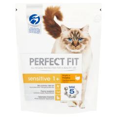 Perfect Fit Sensitive száraz állateledel macskák számára pulykával 750 g