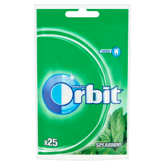 Orbit Spearmint mentaízű cukormentes rágógumi édesítőszerrel 35 g